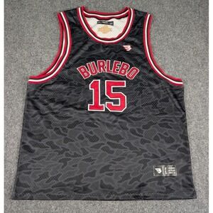 Burlebo 10 Year Anniversary Jersey Mens XL Black Camo Basketball